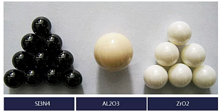 Керамические мелющие тела/шары из A2O3, ZrO2, Si3N4